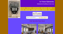 Desktop Screenshot of invisionoptometry.com